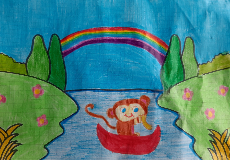 'Monkey Business' by Lauren (11) from Waterford
