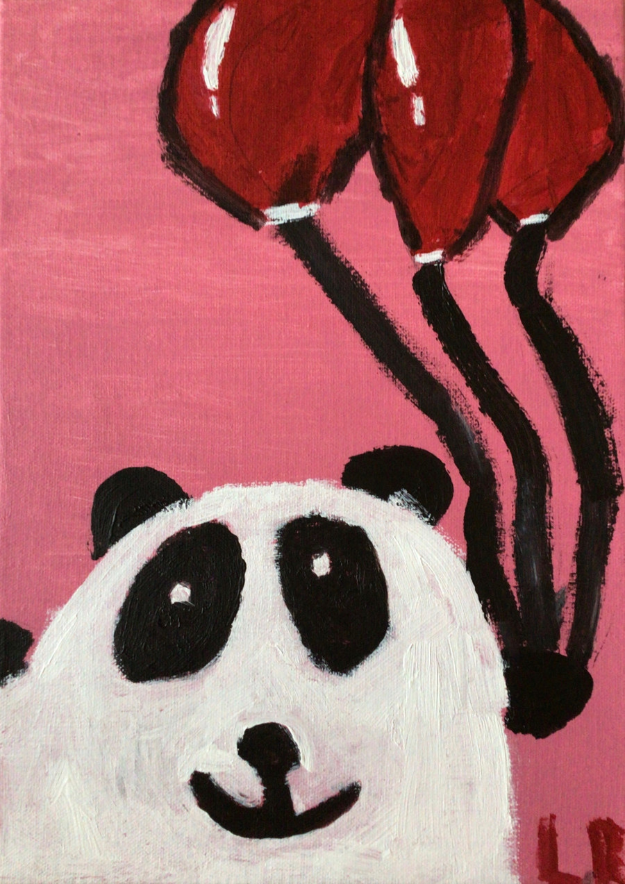 'Happy Panda.' by Lily (9) from Cavan