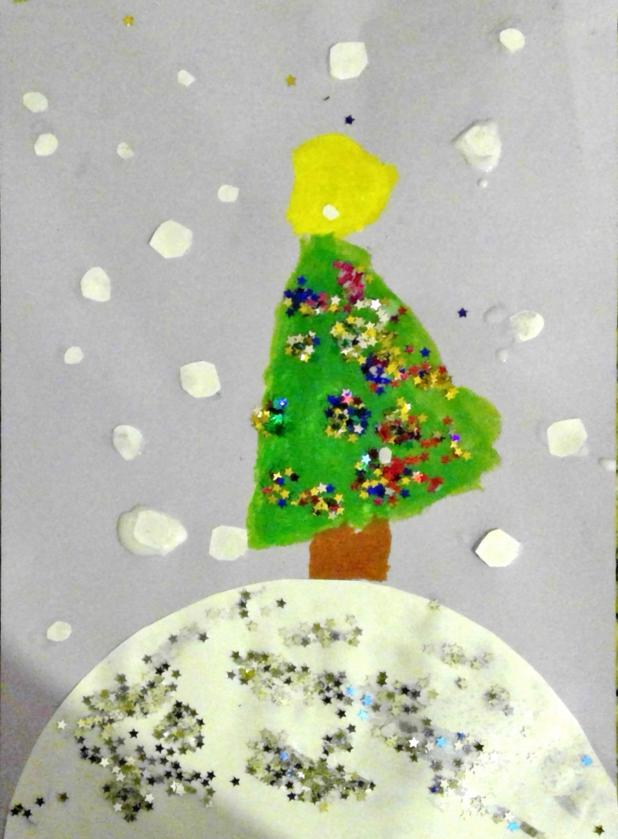 'Christmas day' by Louise (6) from Meath