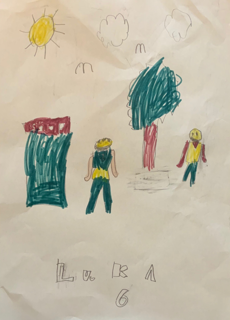 'Remember to Social Distance' by Luka (6) from Dublin