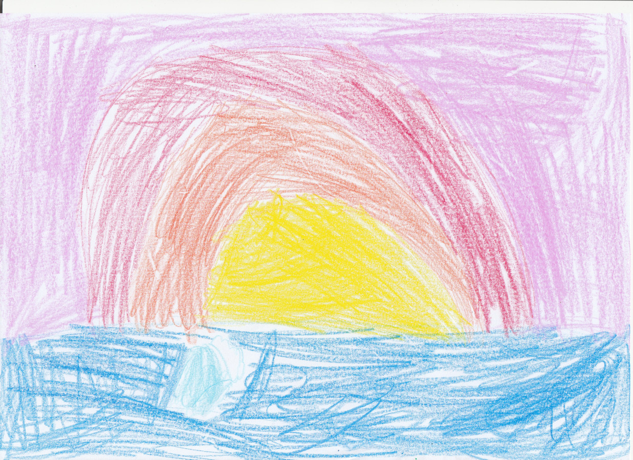 'A Beautiful Sunset' by Maggie (9) from Dublin