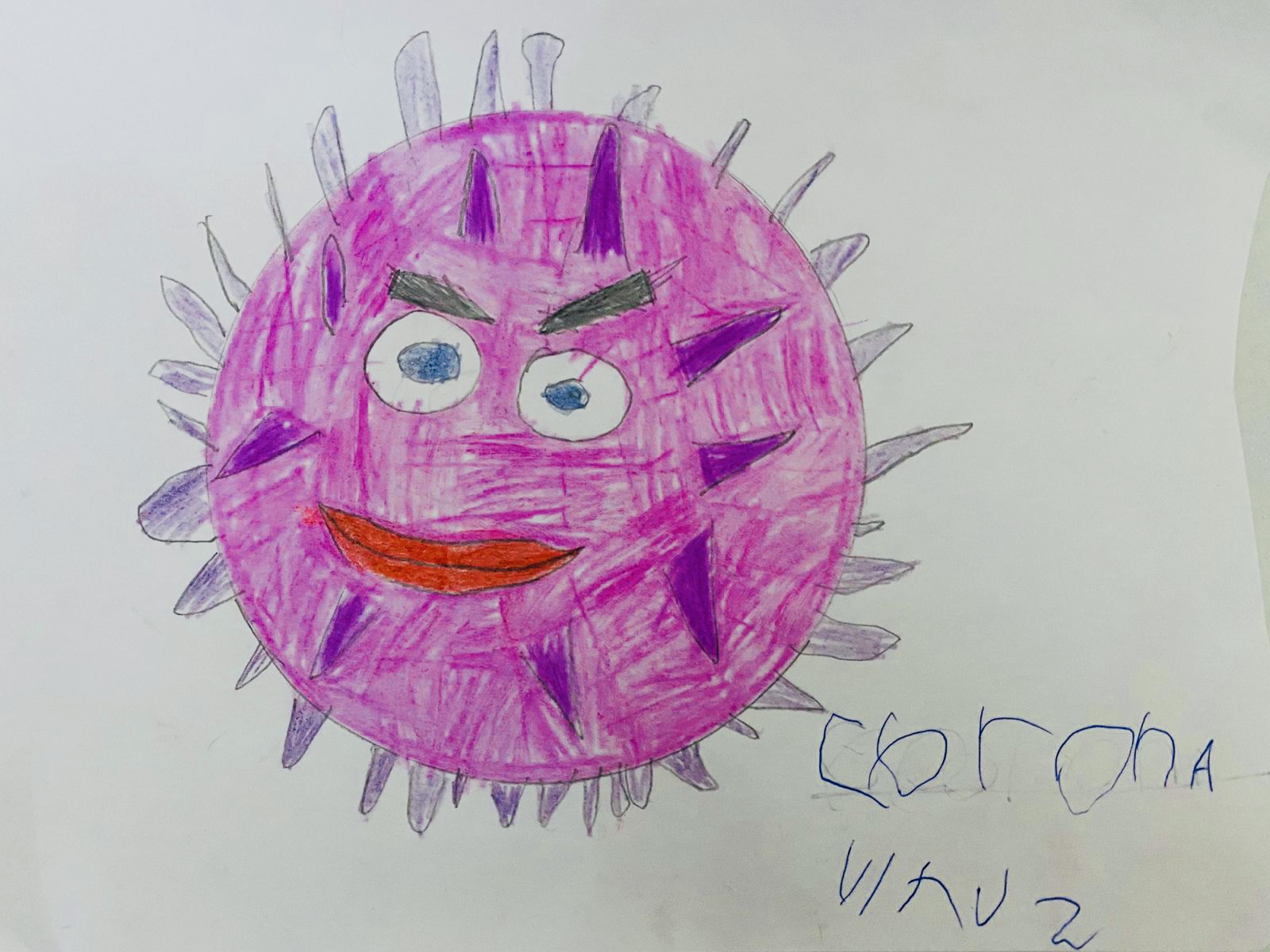 'Corona virus' by Maimoonah (4) from Dublin