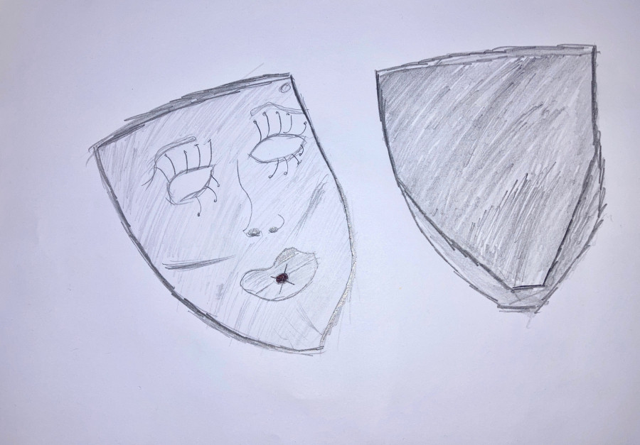 'The Mask' by Maisie (12) from Cork