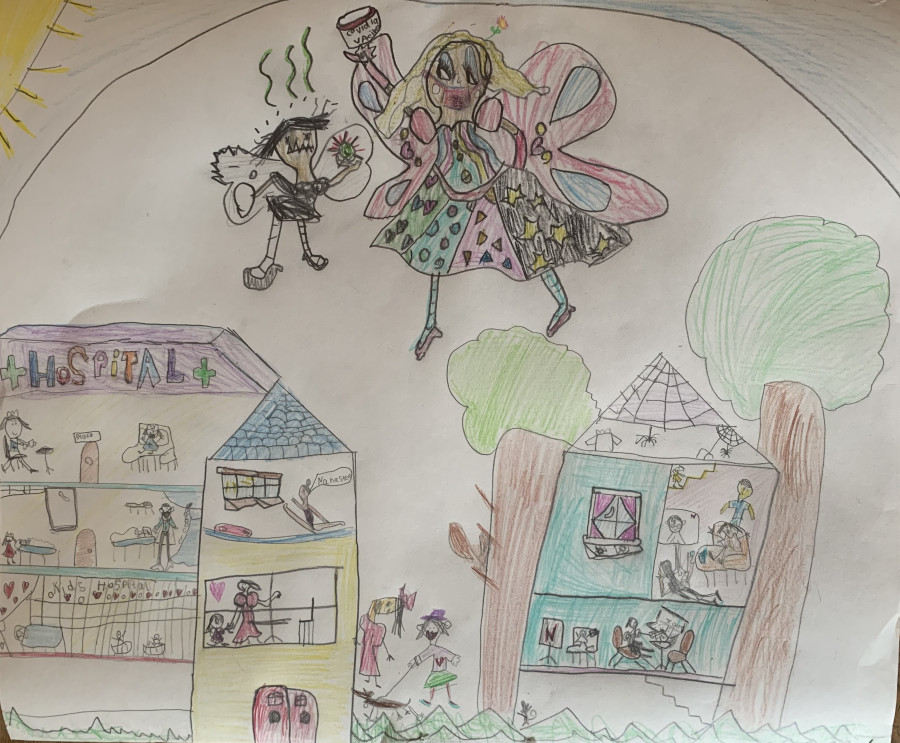 'The Covid Fairies' by Mary (6) from Armagh