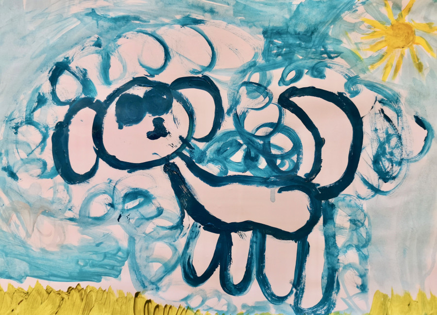 'Happy Doggy' by Molly (6) from Galway