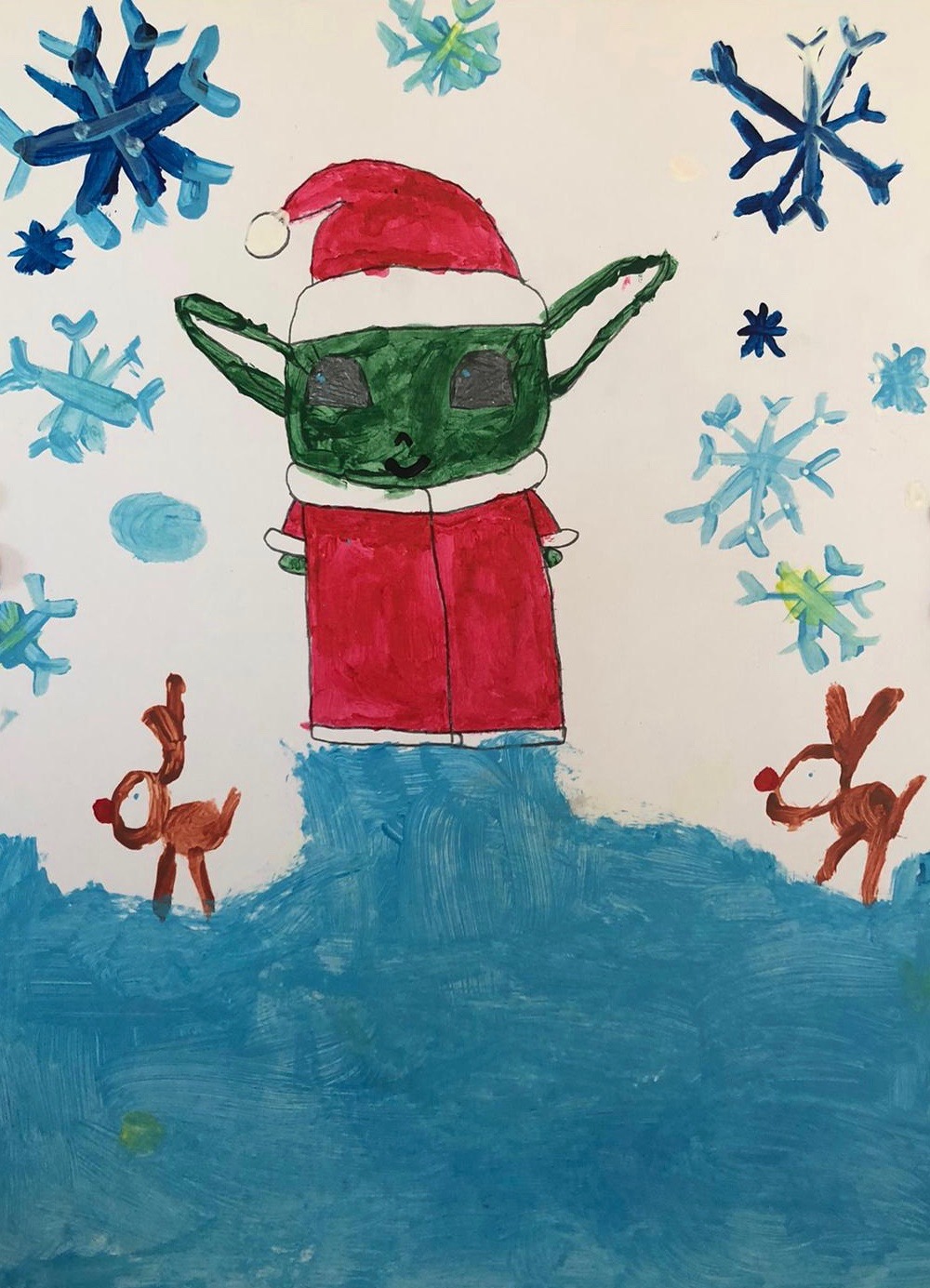 'Christmas creativity' by Naoise (6) from Cavan