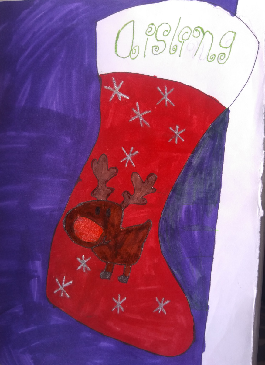 'Christmas at home' by Nicola (10) from Limerick