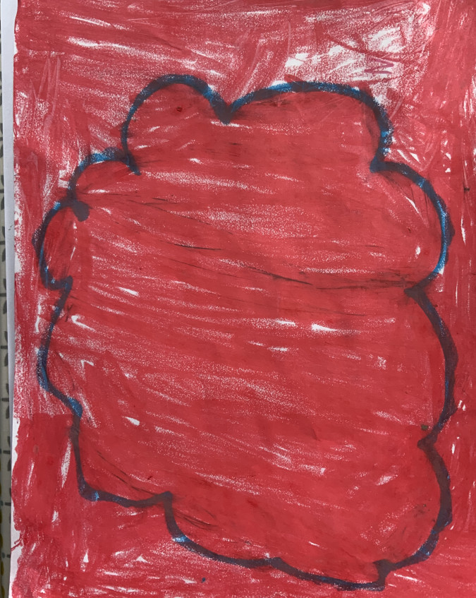 'Red Cloud Sky' by Nina (4) from Dublin