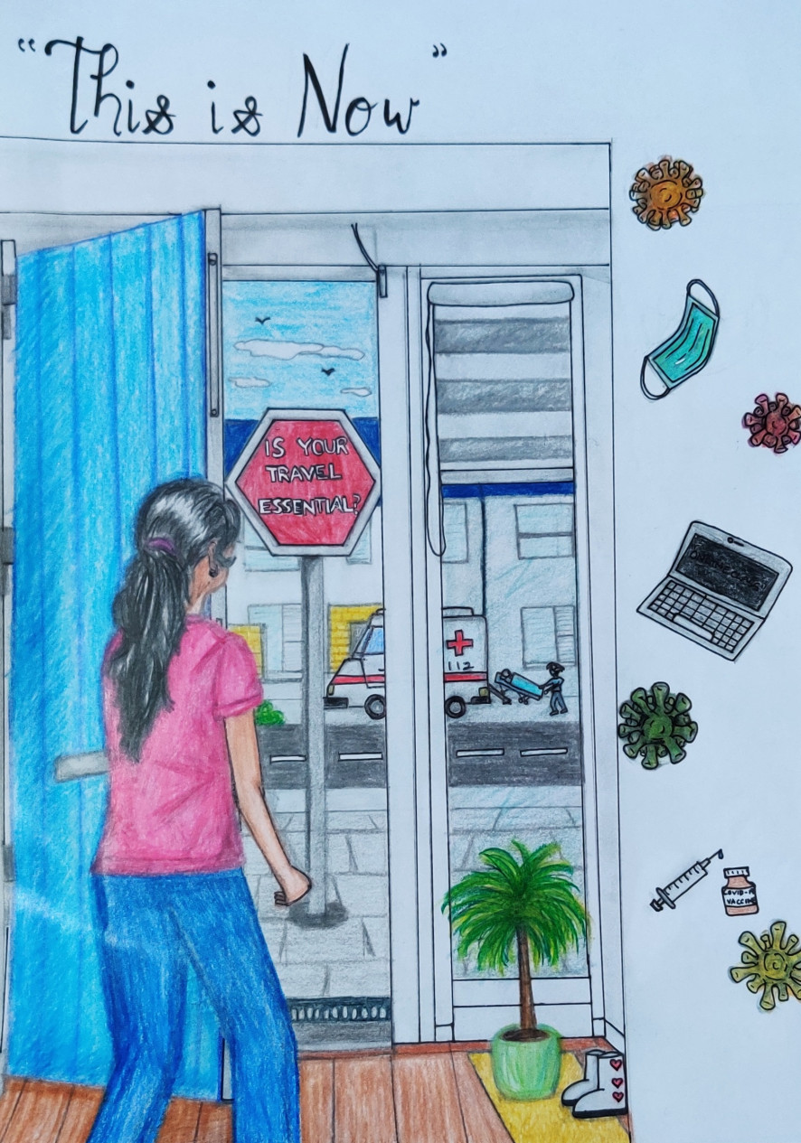 'Think Twice...' by Nivedha (13) from Dublin