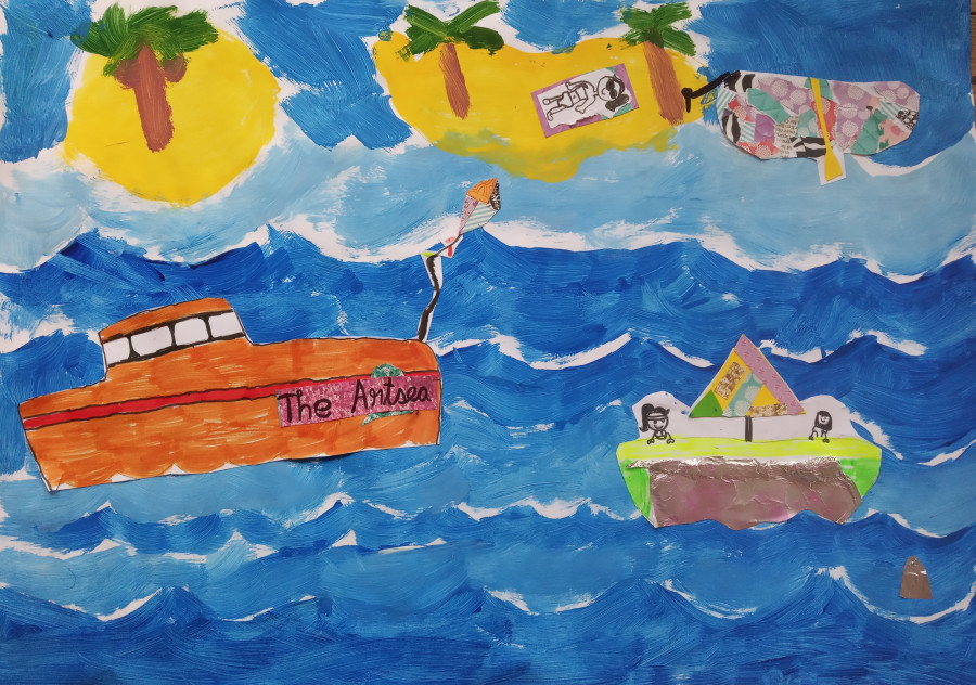 'The Art Sea' by Nuala (7) from Cork