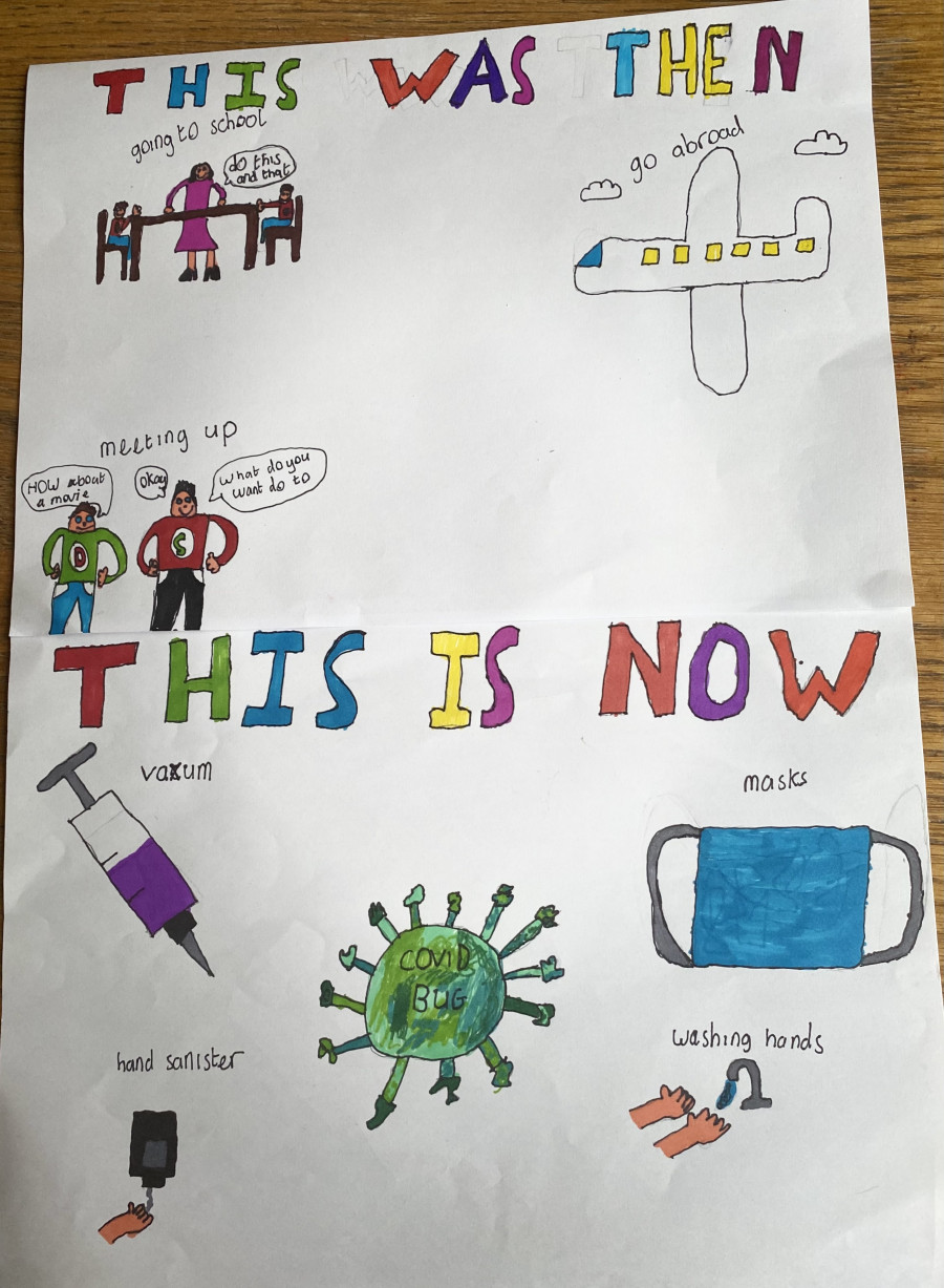 'How the world changed' by Oisin (10) from Kilkenny