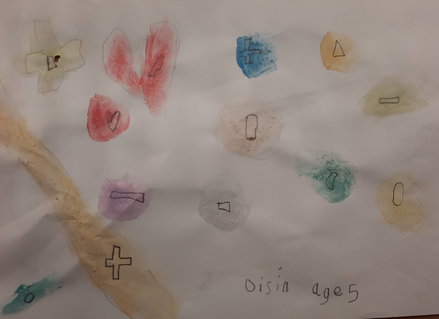 'The shape Vortex' by Oisin (5) from Donegal