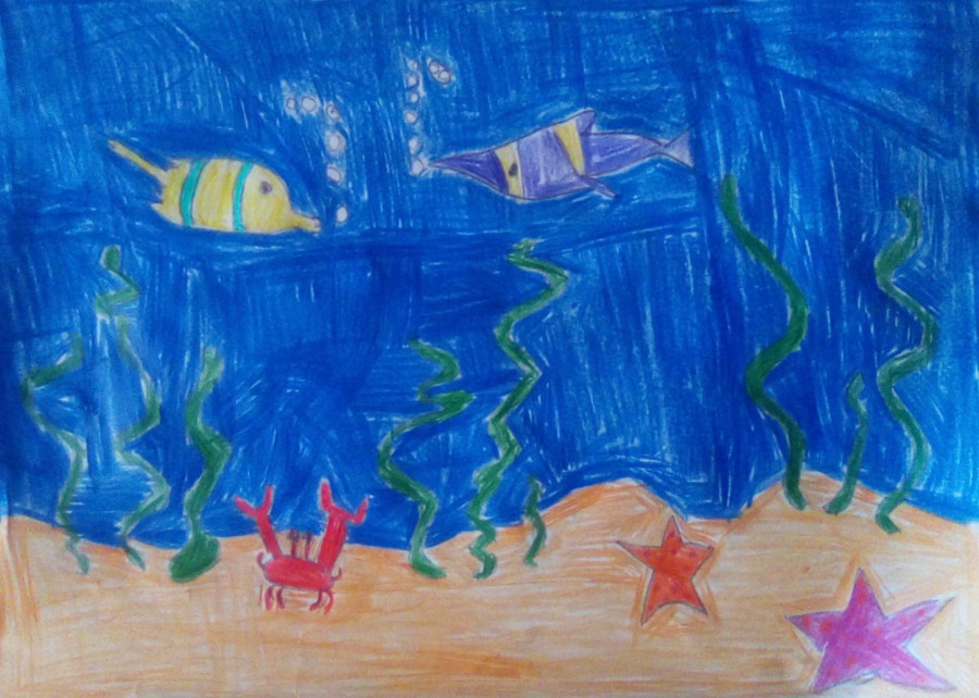 'Under the sea' by Rachel (8) from Wexford