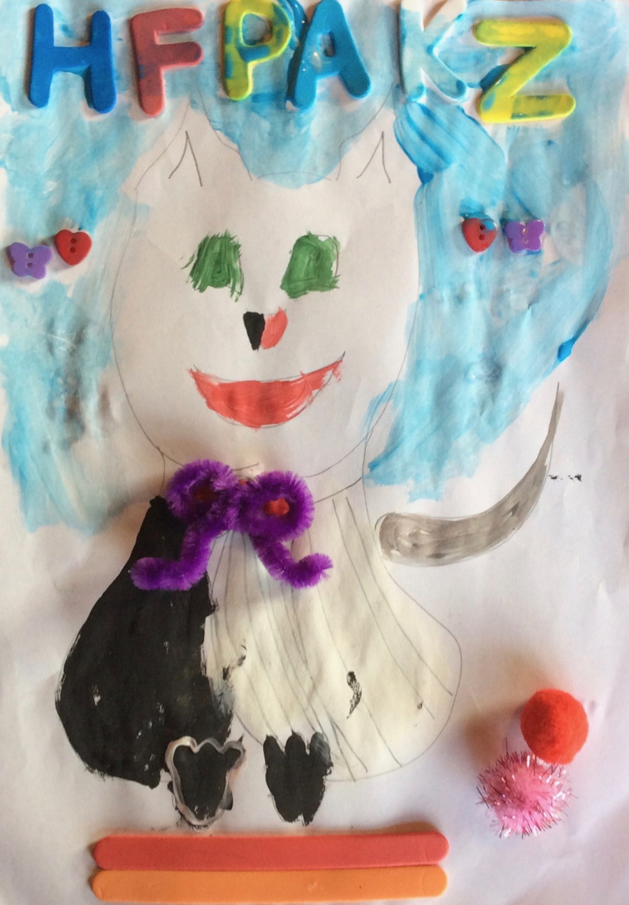 'This is now - Charlie my cat 🐱' by Robyn (5) from Cork