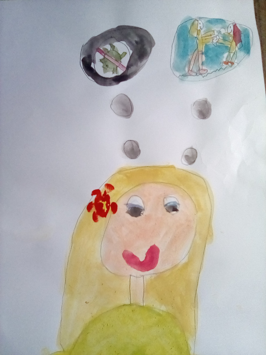'When Covid is gone' by Robyn (8) from Limerick