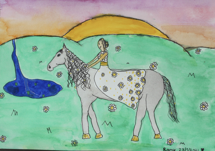 'Dreaming of Horses' by Romy (10) from Limerick