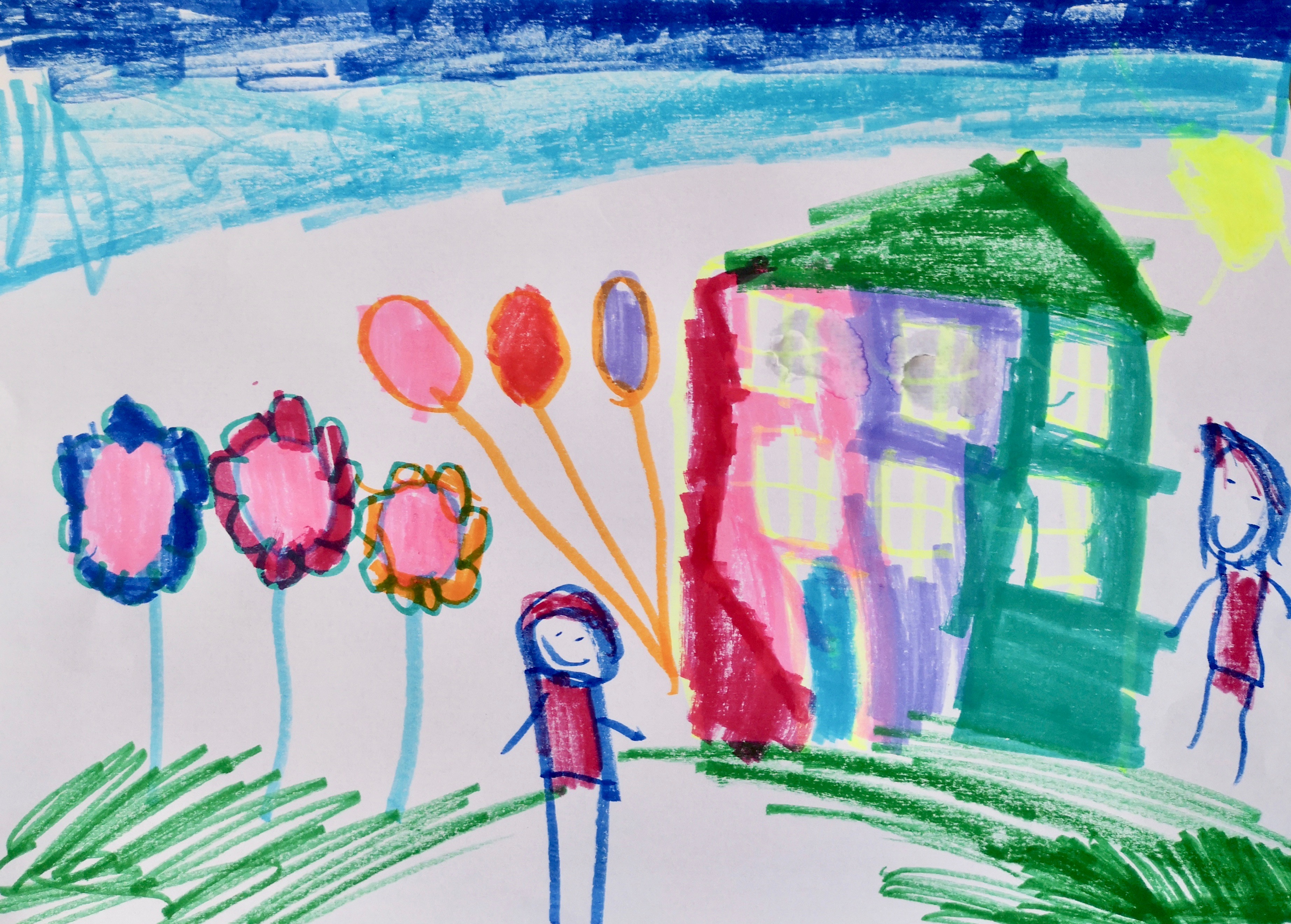 'The Rainbow Garden' by Ruth (6) from Mayo
