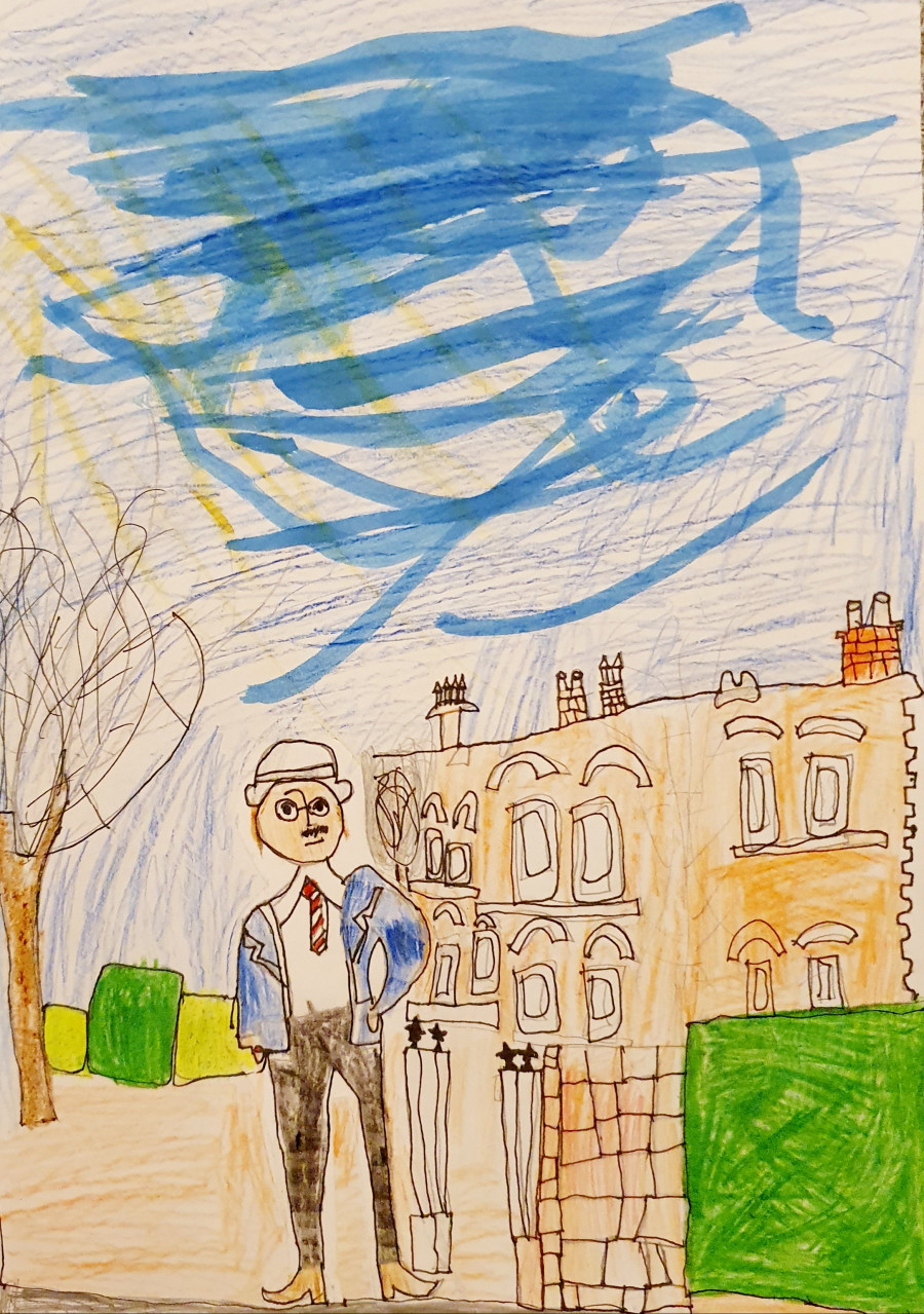 'James Joyce on the beautiful Brighton Road' by Sage (7) from Dublin