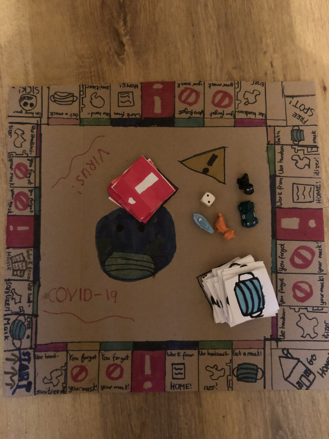 'Covid Monopoly' by Saoirse Jane (10) from Offaly