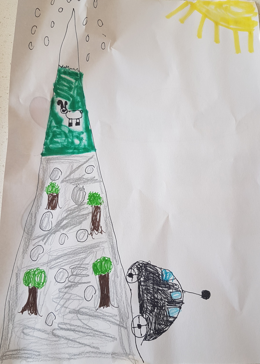 'Climbing the Covid hill' by Shea (7) from Tipperary