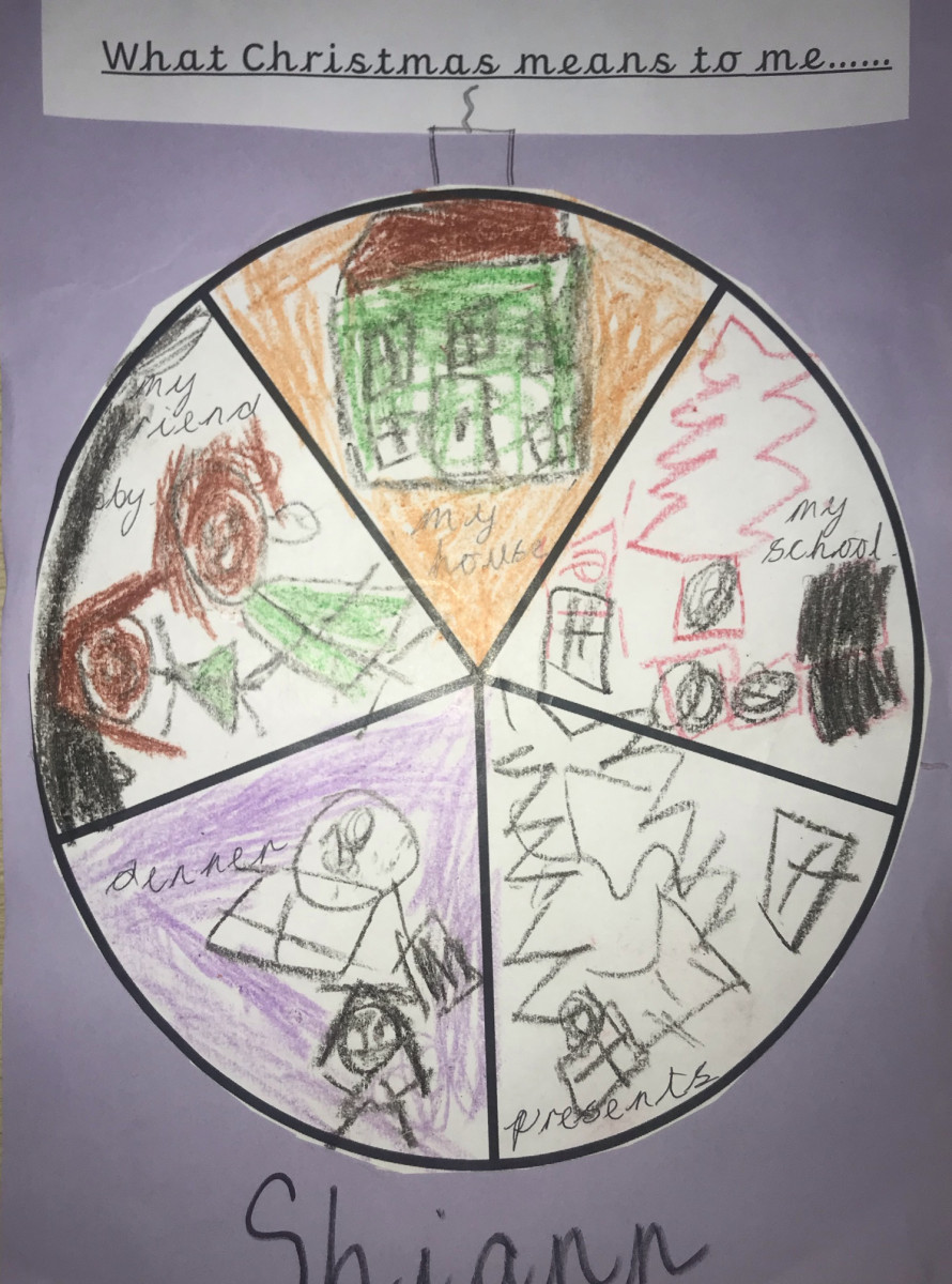 'What Christmas Means To Me' by Shiann (4) from Dublin