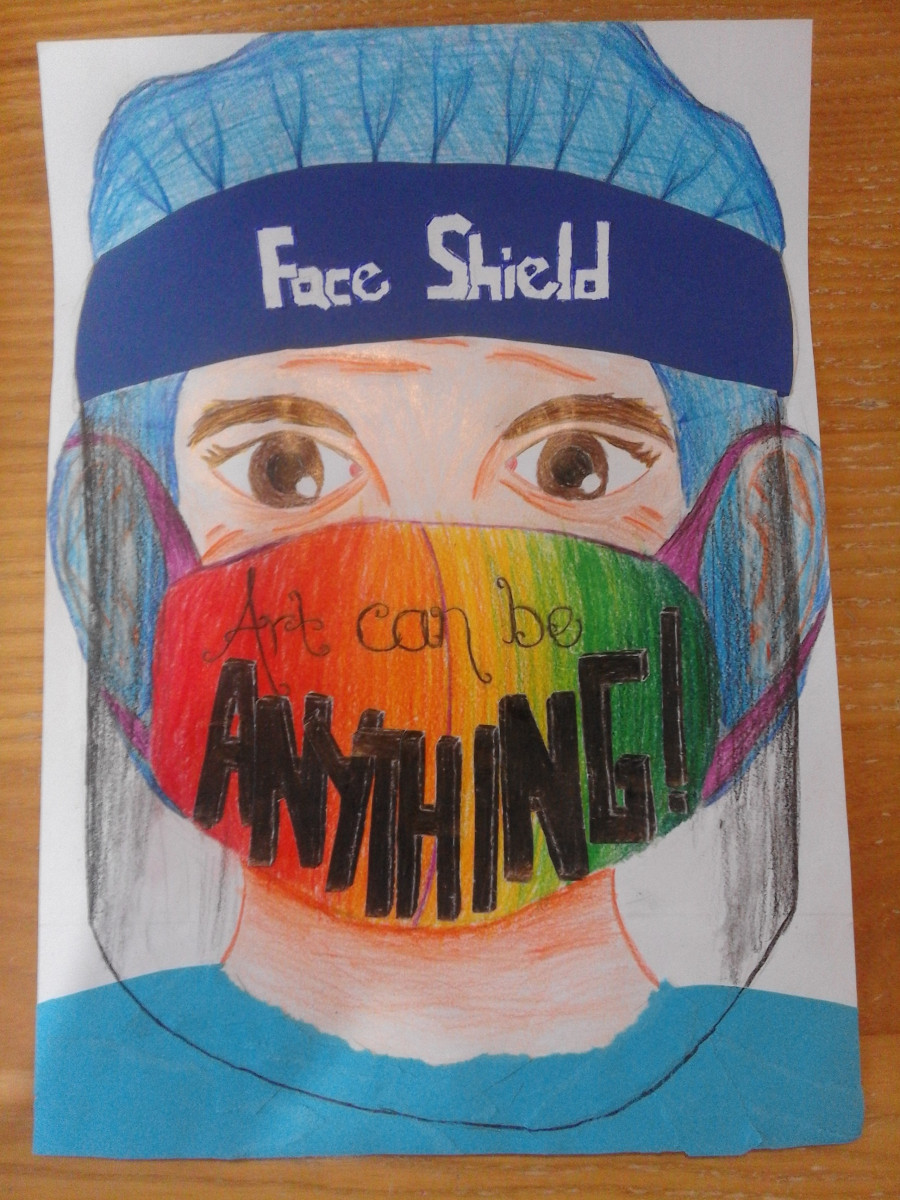 'A Frontline Hero' by Siobhán (12) from Kildare