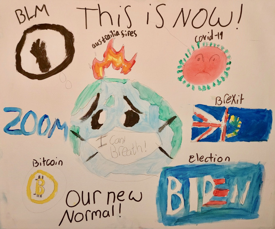 'This is now! Our new normal' by Sophie (11) from Kildare