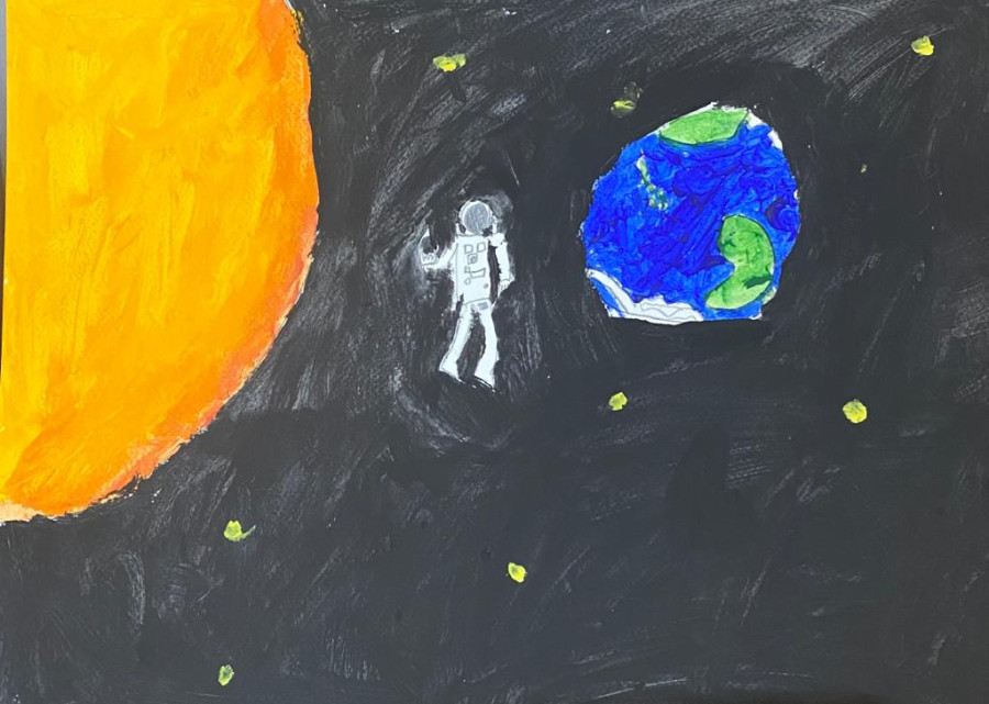 'I Love Space' by Thomas (7) from Waterford
