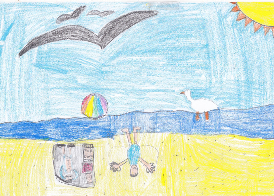 'At The Beach...' by William (8) from Kildare