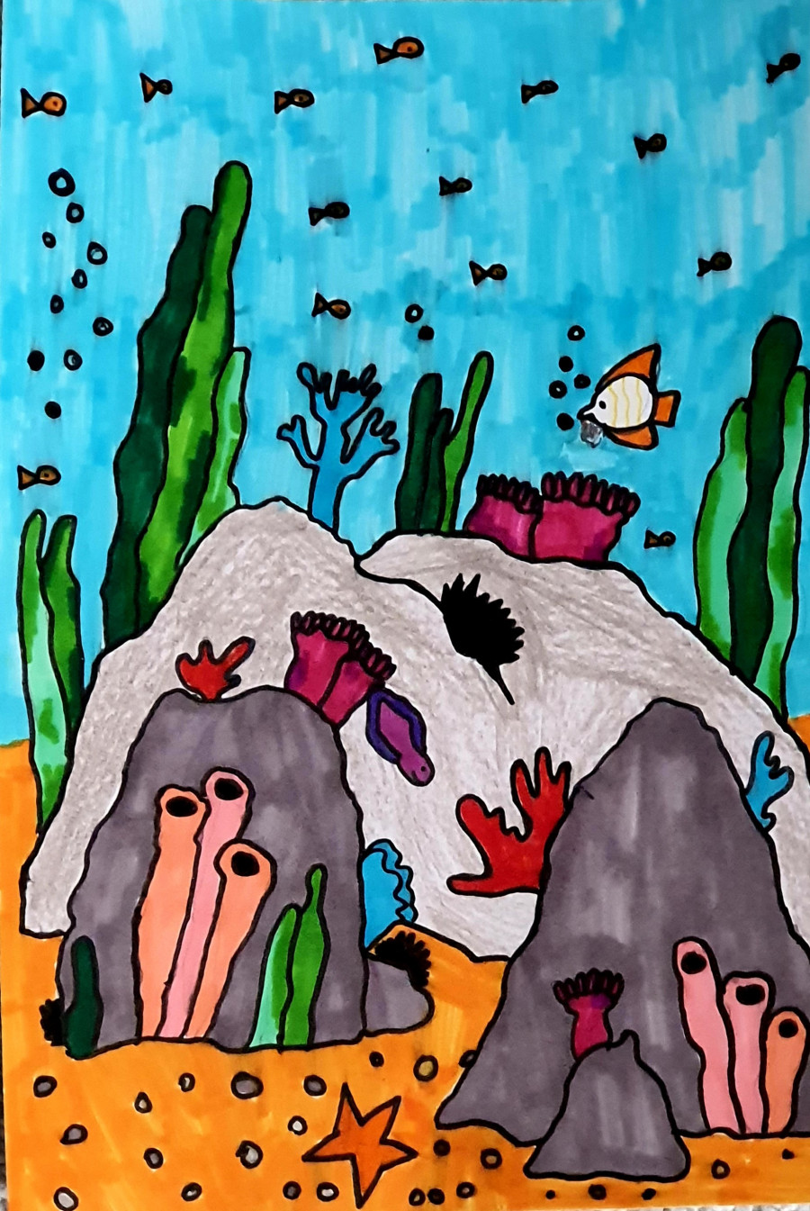 'Under water' by Yumna (12) from Meath