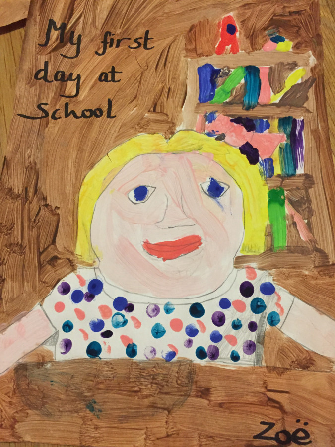 'My first day at school' by Zoë (6) from Meath