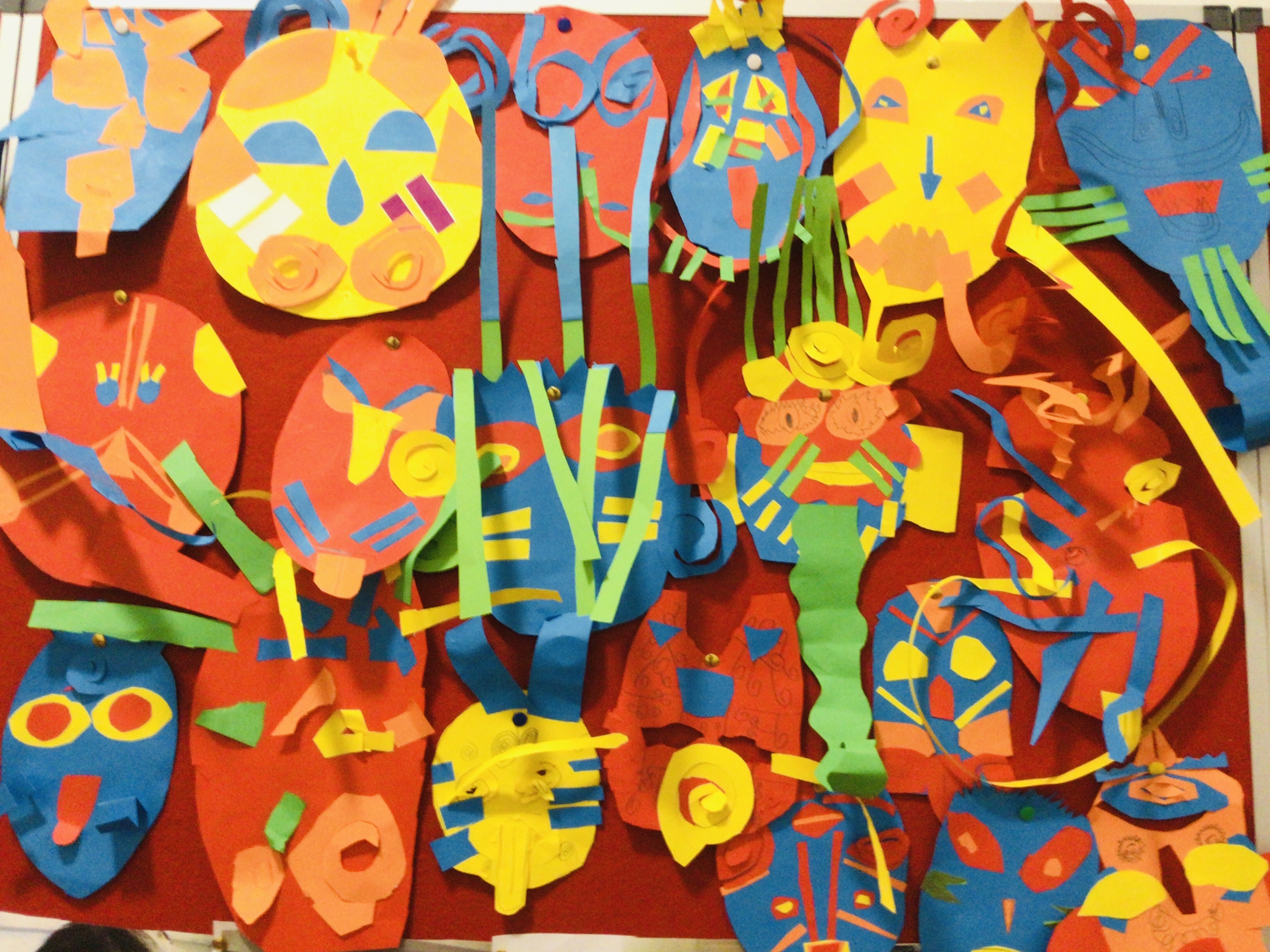 'Paper Masks' by 2nd class St. Catherine's National School () from Dublin