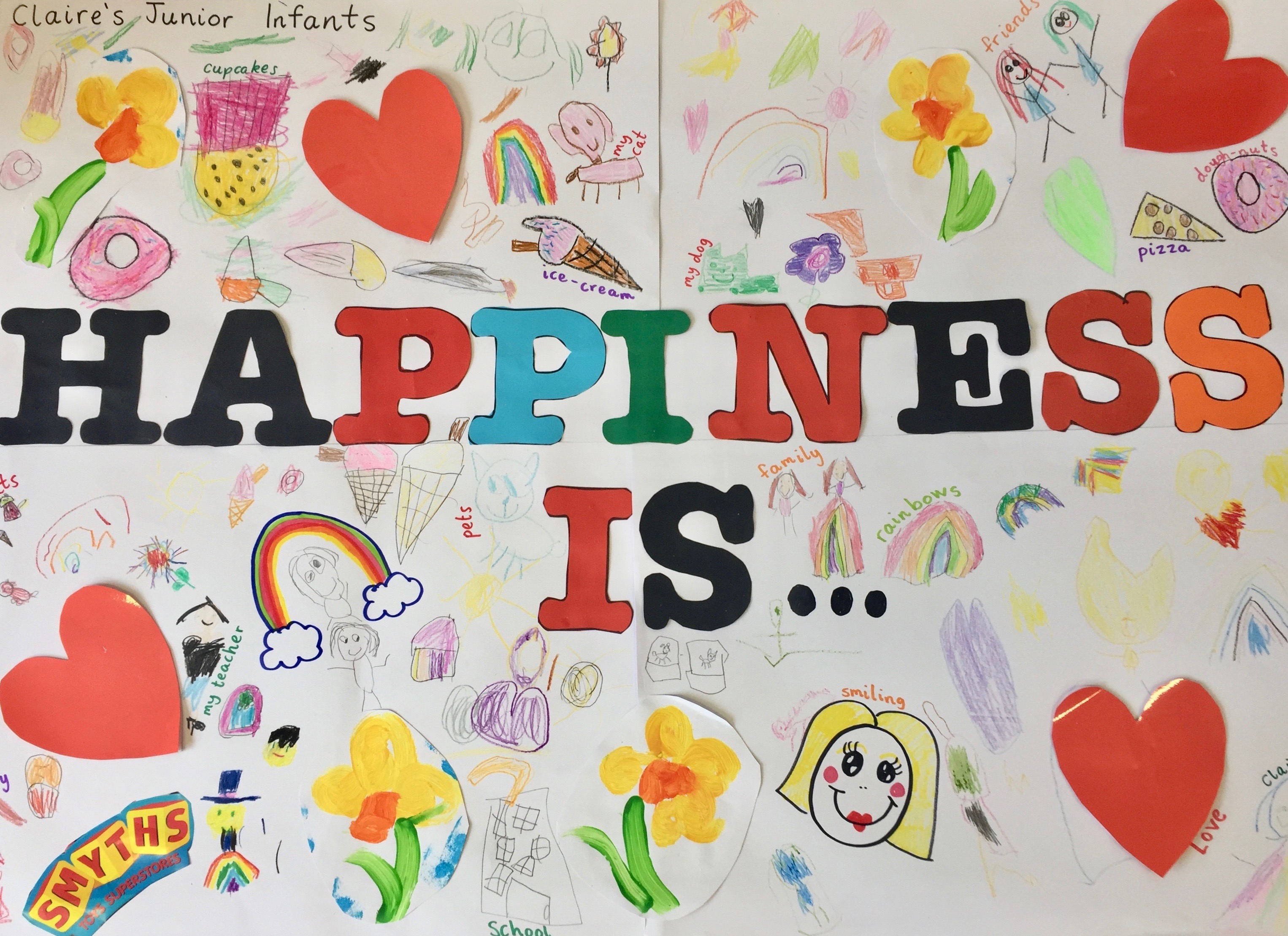 'Happiness is...' by Claire's Junior Infants () from Louth