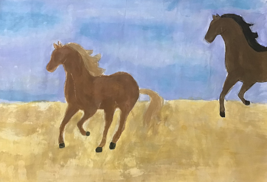 'Galloping Free' by Emma and Abby () from Cavan