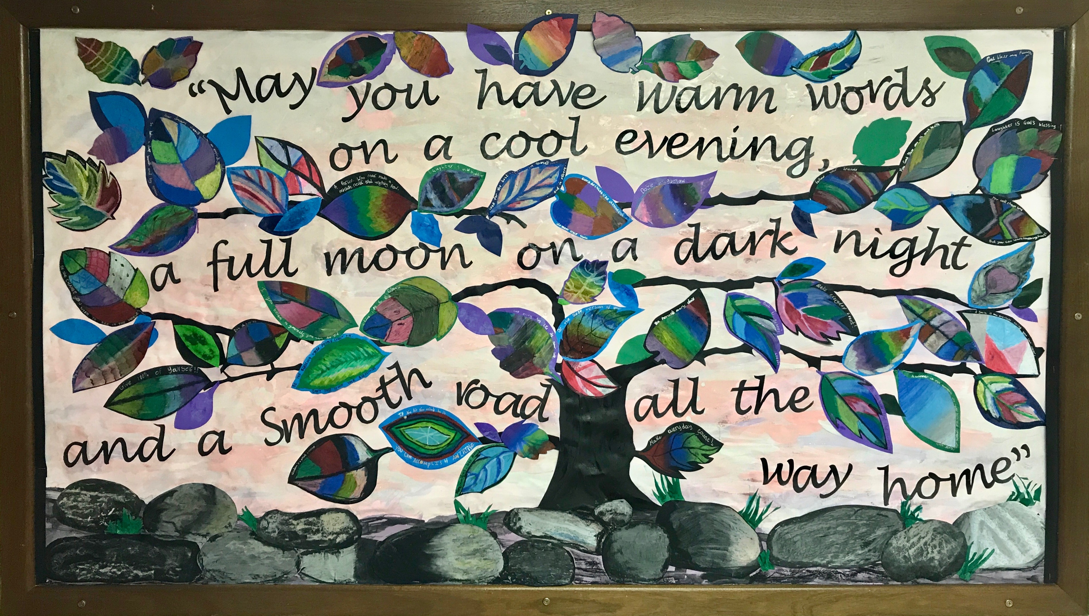 'Warm Words on a Cool Evening' by P7 St Mary’s P.S. Draperstown () from Derry